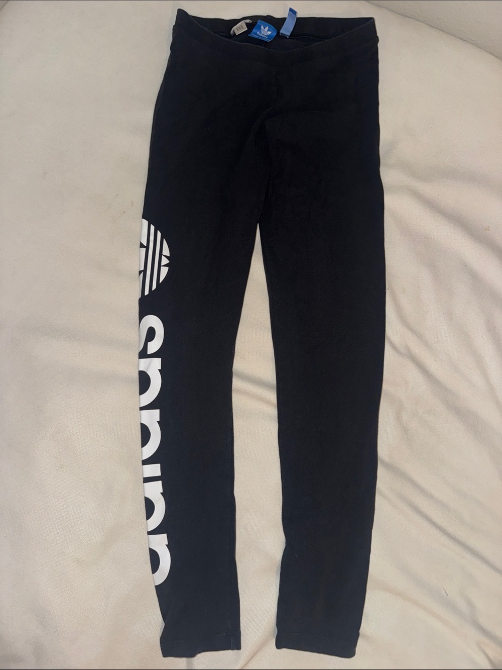 Adidas women’s Black Logo Leggings